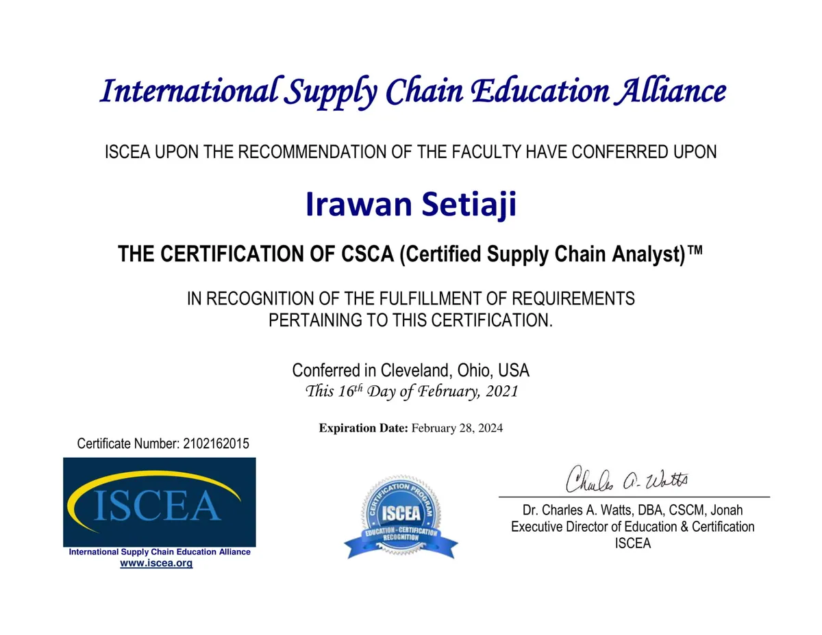 Sample CPSP certificate